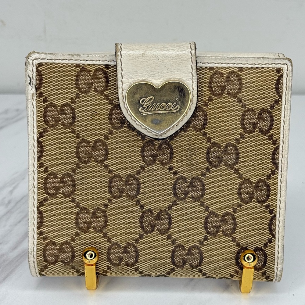 GUCCI GG Canvas Compact Wallet